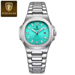 Reloj de Cuarzo de Lujo para Mujer, Modelo 708, Resistente al Agua, Deportivo, Elegante, con Esfera Redonda Luminosa de 22 mm y Cristal - Product Image 6