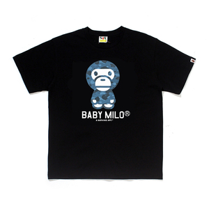 2026 1:1 High Version Ready Stock Letter Printing Men's T-shirt Fashion Designer Bapees Shirt Men Trendy Printed Bapees Tee - Product Image 4