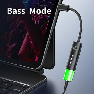 Adaptador de Som Musical 4 em 1 |   Conversor de 3,5 mm com Efeitos de Luz RGB e Áudio Sem Perdas (Baixo/Voz Humana) - Product Image 4