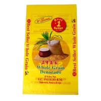 Sac de riz en polyéthylène laminé Bopp tissé de taille standard 30 kg, 20 kg, 25 kg, Jasmine Pakistan Basmati