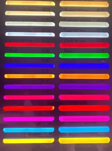 Pemisah DC12V DC5V 2.5cm 1cm dapat dipotong 6mm 8mm 12mm tabung silikon s strip generasi kedua led neon untuk tanda neon