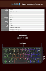 Office Slim 78 Keys ABS Backlight Led Keyboard Wired <b>Mini</b> Keyboard for <b>PC</b>/Laptop/<b>windows</b> Desktop - Product Image 4