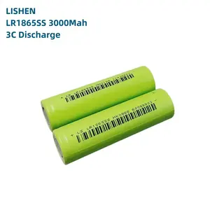 Batería Recargable Lishen INR18650 LR1865SS 3.7v 3000mAh 3C Grado A+ NCM para Scooter, Batería de Ciclo Profundo - Product Image 2