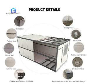 บ้านคอนเทนเนอร์แบบพับได้สำหรับห้องโดยสารโรงแรมวิลล่าแคปซูลขยายได้บ้านภาชนะภาชนะสำหรับใส่ของในโรงแรม - Product Image 3