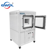 Four de traitement thermique par induction sous vide industriel 1700C pour composants de moteur, acier inoxydable, cœur PLC, capacité 200 kg/h