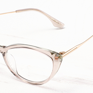 Cat Eye Full Rim <b>Eyeglasses</b> Solid Transparent Anti-Uv Unisex Adults Vision Correction <b>Frames</b> - Product Image 2