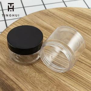 Pot en plastique transparent pour cosmétiques, écologique, à large ouverture, 50g, 100g, 120g, 150g, 200g, 250g, 500g, 4oz, 8oz, 16oz, qualité alimentaire - Product Image 5