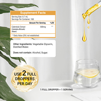 Extrait de Calendula en Gouttes Liquides Marque Blanche – Teinture Naturelle à Base de Plantes pour la Santé de la Peau