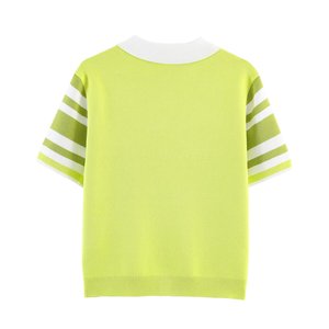 Vêtements pour femmes MYST&ZA – Nouvelle collection Printemps 2026 – <span class=keywords><strong>Veste</strong></span> col polo en maille rayée tendance 5536023 - Product Image 6