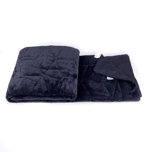 Co بطانية مبطنة سميكة بشعار مخصص دافئ من صوف الفانيلا بلون واحد للطائرة - Product Image 3