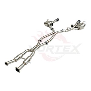 ท่อร่วมไอเสียสแตนเลส Vortex T304 สำหรับ Dodge Durango 5.7L 6.4L ปี 2012-2022 เสียงดังทรงพลัง ขนาด 76 มม./3 นิ้ว หนา 1.5 มม. แบบกระจกเงา - Product Image 4