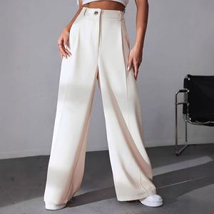 European American New Women's Solid Color Casual Loose Fit Pants - Product Image 1