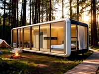 Cabines modulaires intelligentes préfabriquées A8 modernes de 20/40 pieds, portables, respirantes et détachables, pour l'extérieur