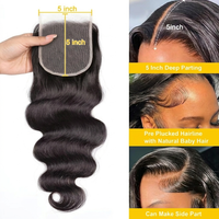 Extensiones de Cabello Humano Ondulado Profundo 12A 15A con Cierre de Encaje HD, Cabello Vietnamita Virgen, de 10 a 30 Pulgadas, Venta al por Mayor para Proveedores de Cabello