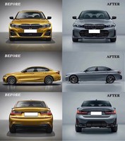 Kit de conversion de voiture de haute qualité pour BMW Série 3 G20 G28, mise à niveau de l'ancien au nouveau, lifting 2023 LCI, kit carrosserie sport