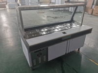 Comptoir commercial établi portable bar à salade réfrigérateur réfrigérateur