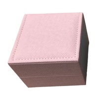 Boîtes et étuis en cuir uniques à fente unique pour montres à quartz, vente en gros, boîte cadeau personnalisée de petite taille pour femme