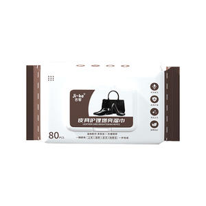 Lingettes éclaircissantes pour l'entretien du cuir Ji-ke, 80 pièces, pour chaussures, sacs, vêtements, nettoyage, polissage, entretien - Product Image 1