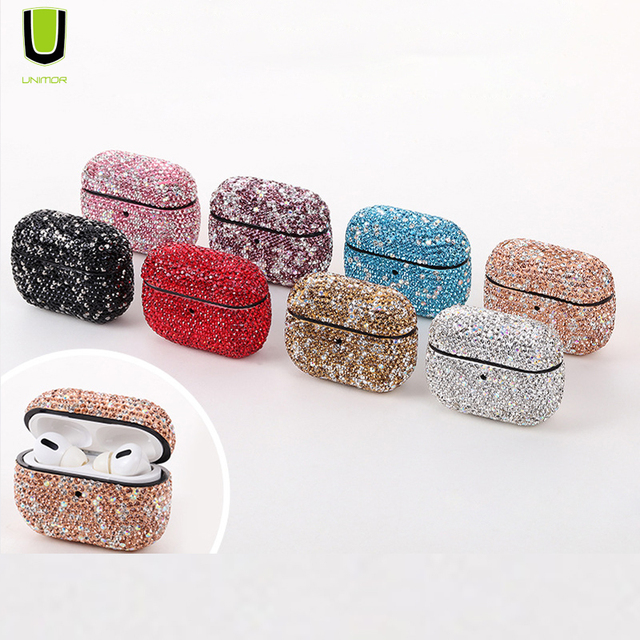 Diamond Bling PC for Airpods Pro Earphone Case Cute Custom Wholesale Headphone Cover Designer Luxury for Airpod 3 Case