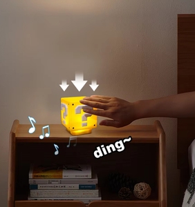 ABS điều khiển cảm ứng dễ thương ánh sáng ấm áp phòng ngủ ánh sáng ban đêm USB sạc máy tính để bàn trang trí - Product Image 6