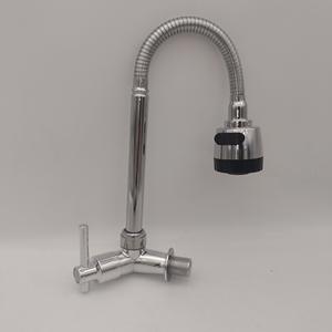 Rubinetto da Cucina Moderno Semplice <span class=keywords><strong>Angolare</strong></span> Universale a Parete in Plastica Elettroplaccata per Acqua Fredda, Modello E-commerce per Sud-Est Asiatico e Brasile - Product Image 1