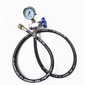 Herramienta de Carga de Gas Nitrógeno para Acumuladores Hidráulicos, Dispositivo de Llenado de Aire de Acero Aleado de 31.5 Mpa - Product Image 2