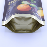 Sacs d'emballage alimentaire pour bonbons, refermables avec fermeture éclair, transparents, épais, en plastique, pour snacks, avec logo personnalisé, vente en gros