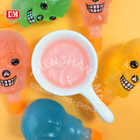 Permen Cair Plastik Bentuk Tengkorak Halloween, Rasa Asam Buah, Permen Mainan Jelly, Bersertifikat HACCP HALAL untuk Anak-Anak
