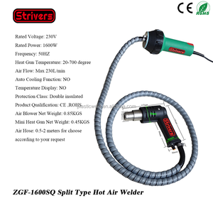 (ZGF-1600SQ) Soldadora de Plástico de Tipo Dividido de 1600W, Certificación CE ROHS, <span class=keywords><strong>Pistola</strong></span> de Aire Caliente Manual para Soldar PP PVC, Nueva - Product Image 2