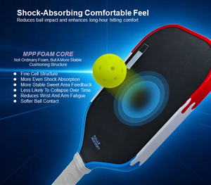 Pala de Pickleball Rally Blaze MPP Inferno, Forma Estándar, Pala de Fibra de Carbono Prensada en Caliente, Núcleo de Espuma MPP, Entrenamiento y Partidos para Adultos - Product Image 3