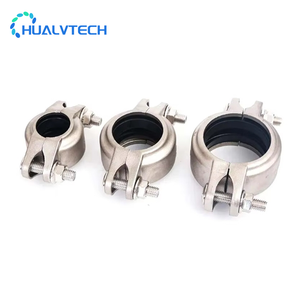 Accouplement de tuyauterie commun cannelé flexible d'acier inoxydable pour des machines de traitement de l'eau - Product Image 1