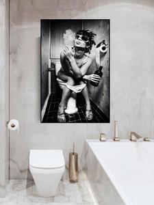 Pittura Hotel toilette pittura murale ritratto in <span class=keywords><strong>bianco</strong></span> <span class=keywords><strong>e</strong></span> <span class=keywords><strong>nero</strong></span> tela pittura Home Living Decor - Product Image 3