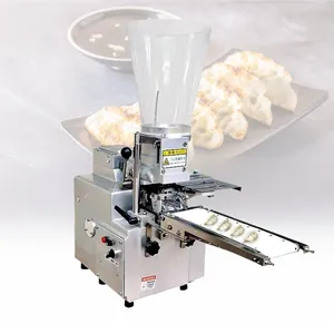 Mesin pembuat Gyoza Jepang efisiensi tinggi Gyoza mesin pembuat pangsit mesin atas meja Semi otomatis mesin pangsit Cina