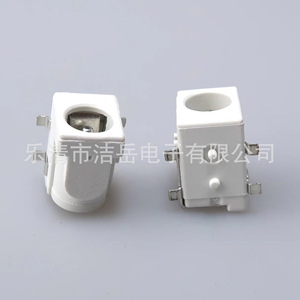 Dc-050 ปลั๊กไฟสีขาวแบบสี่ขา ขั้วต่อแบบติดตั้งบนพื้นผิว ขั้วต่อ DC ตัวเมีย ทองแดงทั้งหมด ทนไฟ สำหรับเสียงและวิดีโอ - Product Image 5