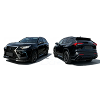 Kit Carrosserie Style RX pour Toyota RAV4 2019-2024 XA50 – Améliorez le Look Lexus : Pare-chocs Avant, Calandre, Diffuseur Arrière, Jupes Latérales – Ensemble Complet de Pièces