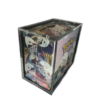 Boîte en acrylique transparente pour cartes Pokémon Booster Pack ETB Collection Box Acrylic