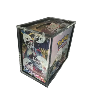 Boîte en acrylique transparente Pokemon Booster Pack Card ETB Collection Box Acrylique - Product Image 1