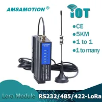 Module de communication radio longue portée sans fil RS232/485/422-LORA PLC LR100, convertisseur de signal à spectre étalé pour l'automatisation