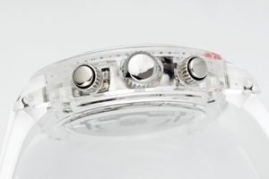 Reloj Mecánico de Lujo, Super Calidad, Resistente al Agua, para Buceo, 40mm, Fábrica N6, Movimiento 4130, Caja de Cristal Transparente, Esqueleto Meteorito - Product Image 4