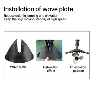クジラテール水中翼船スタビライザーボート船外機モーターフィンマリンエンジンスラストプレートハイドロフォイルスタビライザー - Product Image 3