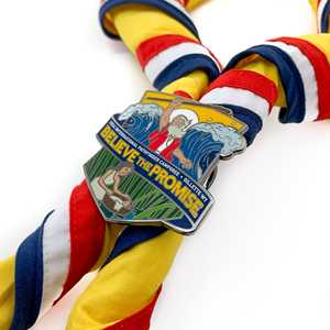 工厂定制相信承诺围巾戒指硬质珐琅翻领别针基督复临安息日会别针 - Product Image 2