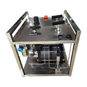 USUN-Marken modell: WS-2AH512 Max420Mpa Edelstahl rahmen Ultra-Hochdruck-Doppelkopf-tragbares luft getriebenes Hydraulik system - Product Image 6