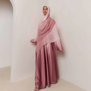 Listo para enviar Premium Ombre mujeres musulmanas 60g Modal Tie-dye bufanda Hijbs suave transpirable Hijabs - Product Image 5