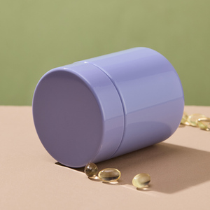 ขวดพลาสติกทรงกลมขนาด 100 มล. ปรับแต่งได้ สีม่วงอ่อน ภาชนะปิดผนึกสำหรับครีมทาหน้า บัตเตอร์ทาตัว <span class=keywords><strong>เกลือ</strong></span>อาบน้ำ บรรจุภัณฑ์เครื่องสำอาง - Product Image 6