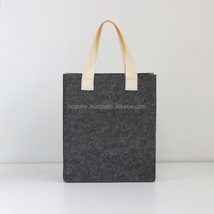 Bolsa de Compras Moderna y Duradera de Fieltro PET Cuadrada Personalizada, Resistente al Uso Regular para Compras, Bolsa Promocional - Product Image 3
