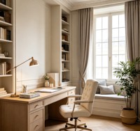 FULLSUMMER Servicio de Diseño de Interiores para el Hogar, Personalización Completa de la Casa, Diseño Integral de Hotel Estilo Chateau de Lujo Francés Refinado