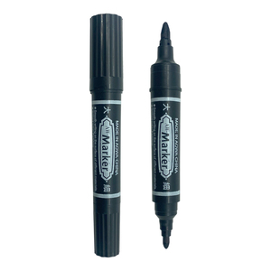 Usine de Zhejiang stylo marqueur à double pointe cd à base d'huile étanche personnalisé stylo marqueur à peinture permanent pour <span class=keywords><strong>pneu</strong></span> de voiture 1mm 2mm - Product Image 1