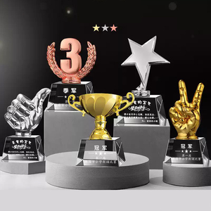 Đẹp pha lê Thủ công mỹ nghệ tùy chỉnh <span class=keywords><strong>Trophy</strong></span> K9 pha lê thủy tinh <span class=keywords><strong>Trophy</strong></span> đen cơ sở lãng mạn kim loại Sao danh hiệu giải thưởng quà Tặng lưu niệm - Product Image 3
