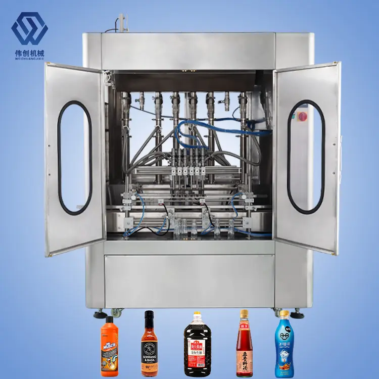 Cam plastik ampul dolum makinesi ambalaj sıvı makine sosu temel şişe dolum makinesi
