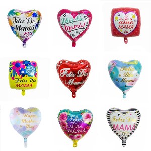 Ballon en film d'aluminium carré de <span class=keywords><strong>18</strong></span> <span class=keywords><strong>pouces</strong></span> pour la fête des mères ballon de décoration de fête pour enfants ballon en jouet - Product Image 2